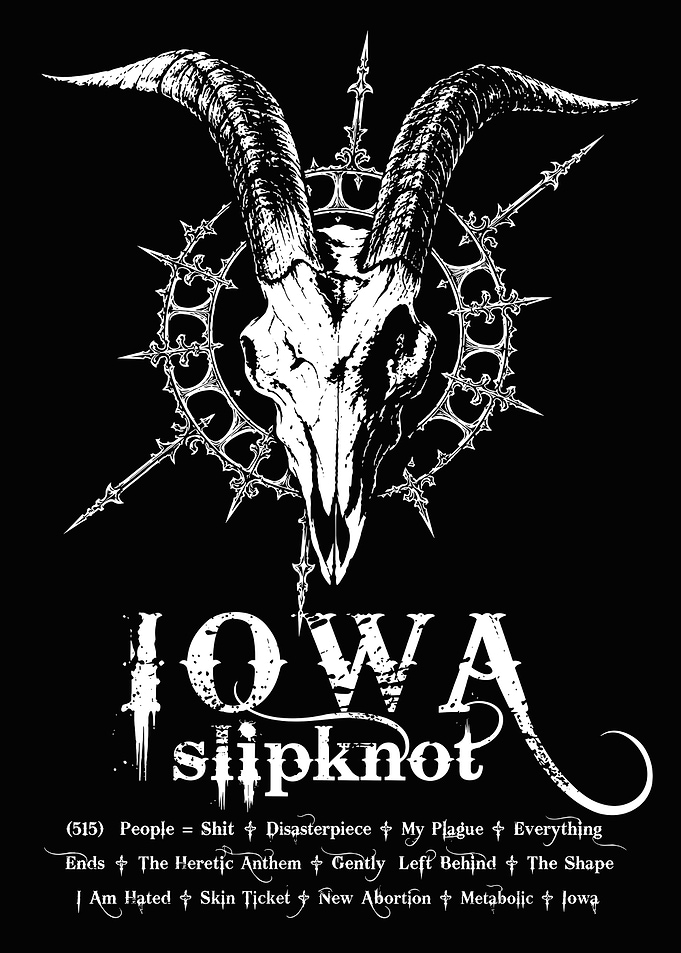 Slipknot Iowa Album Art Graphic