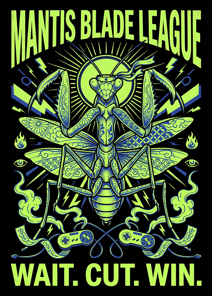 Mantis Blade League Gaming Poster