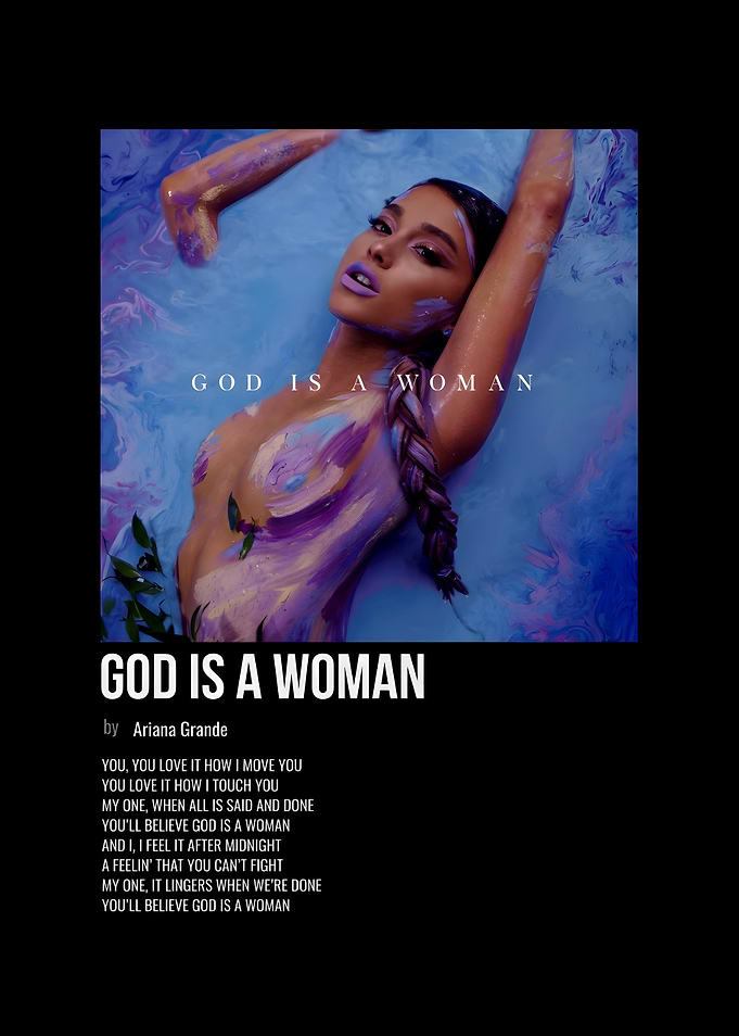 God Is A Woman Poster