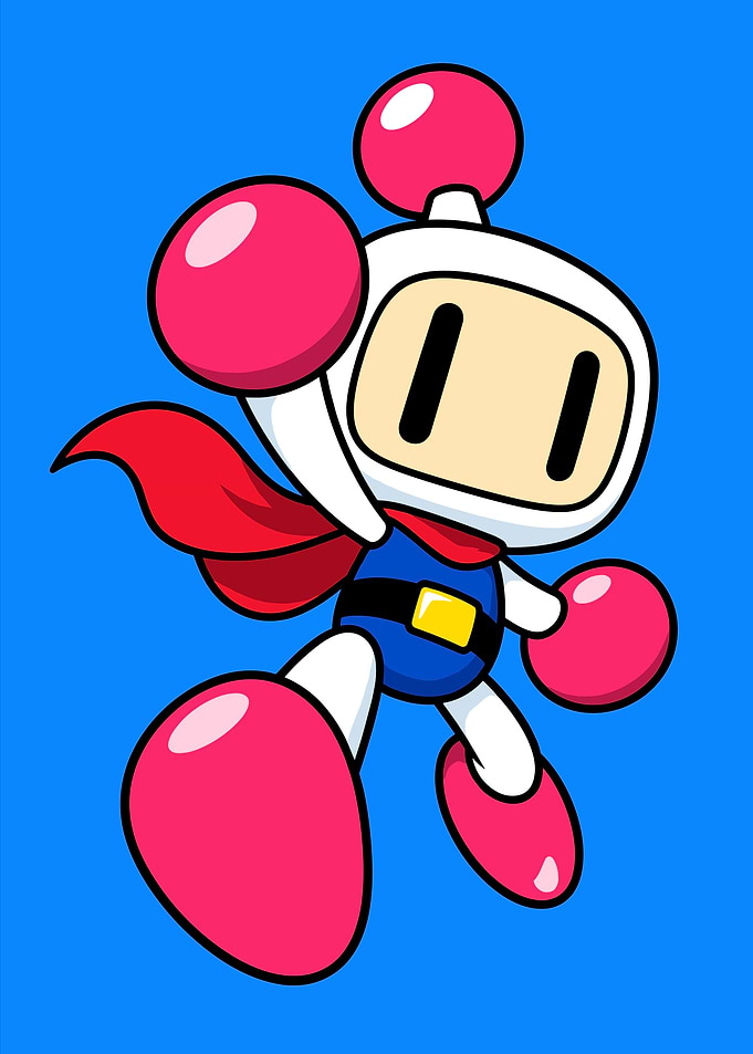 Bomberman Character Illustration