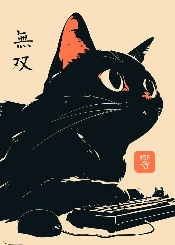 Cyber Cat PC Gamer Mechanical Keyboard