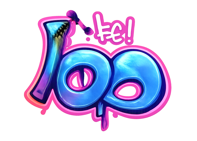 Graffiti Style 100 Logo