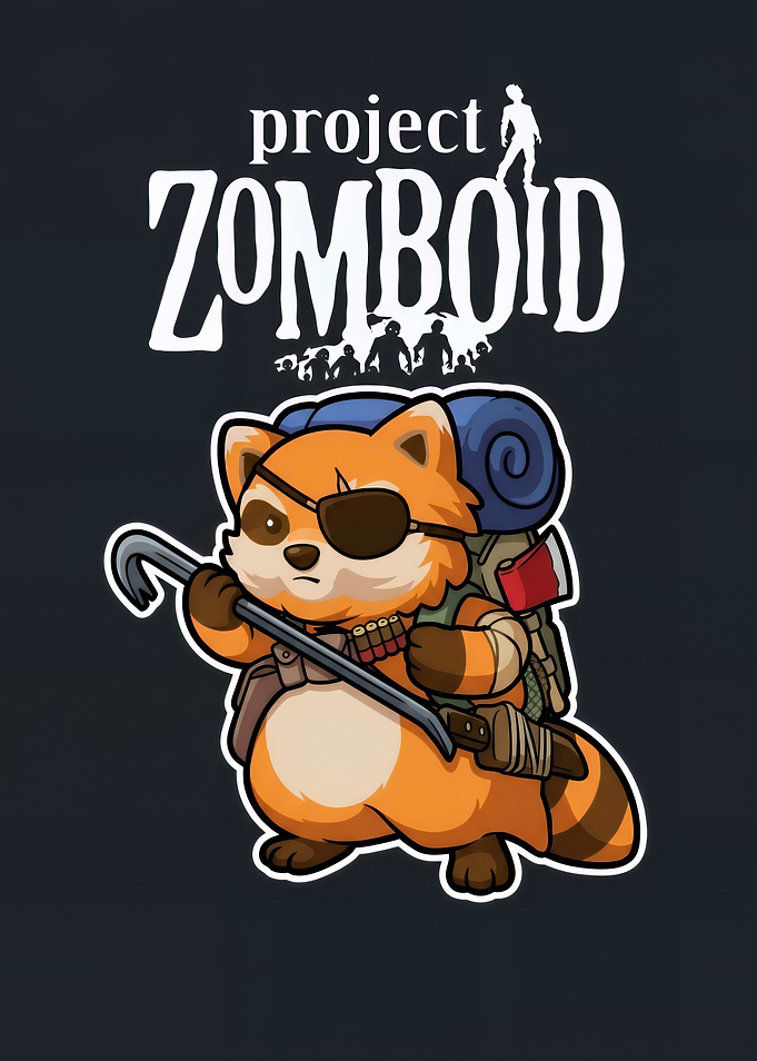 Project Zomboid Raccoon Survivor