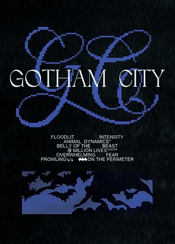 Gotham City: Dark Deco Typography