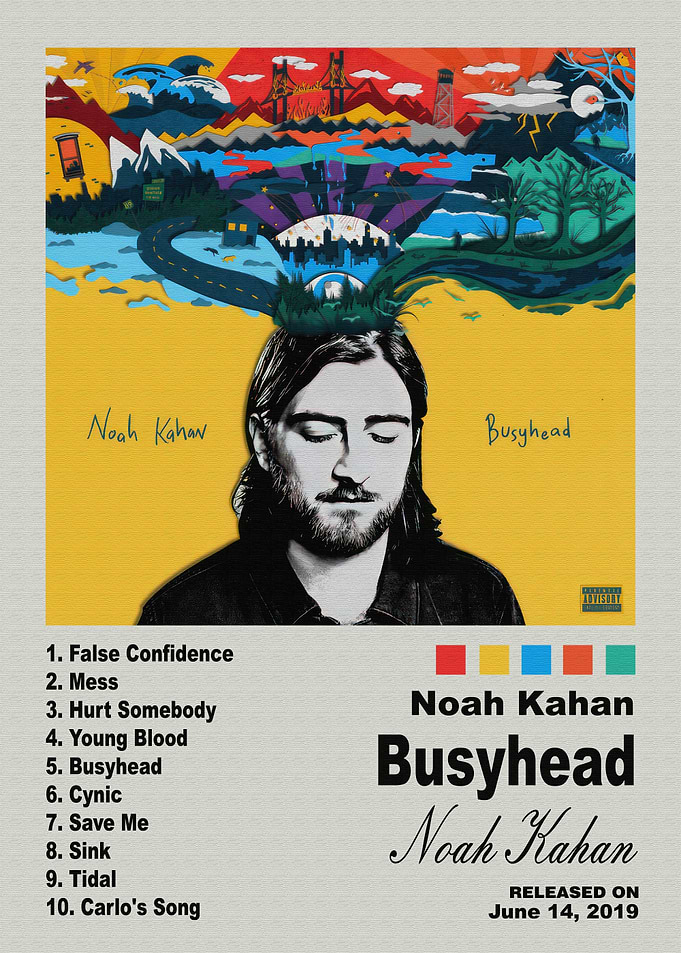 Noah Kahan Busyhead Album Poster