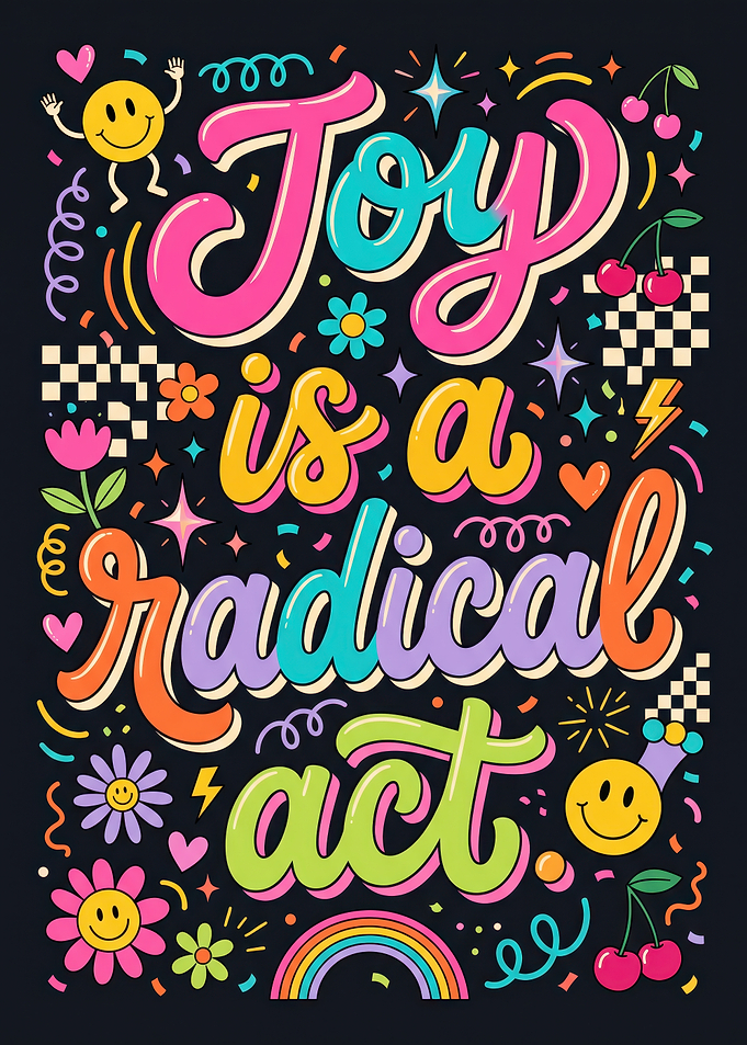 Joy Is A Radical Act Poster