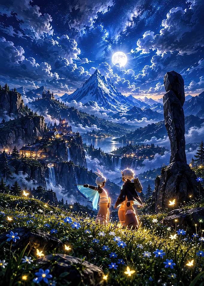 Sky Children of the Light Landscape