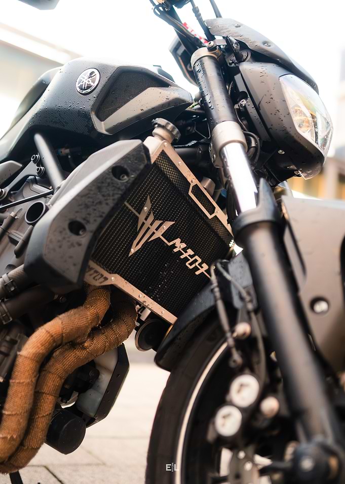 Yamaha MT-07 Motorcycle Close-up