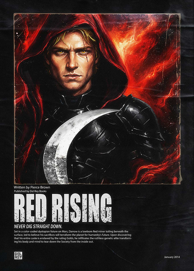 Red Rising Darrow Book Poster