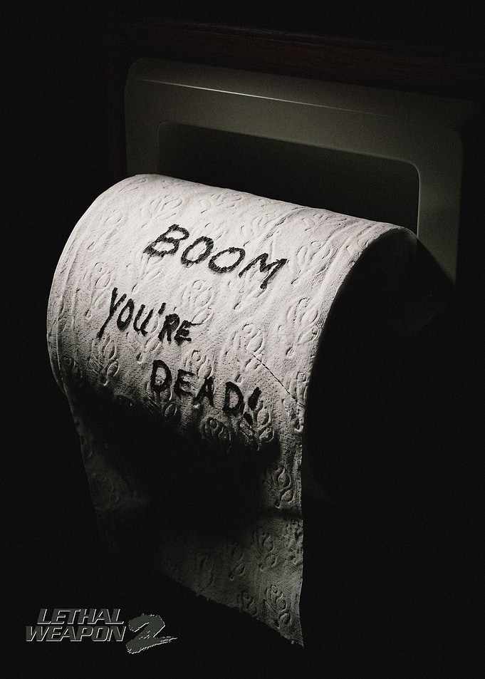 Lethal Weapon 2 Toilet Paper Poster