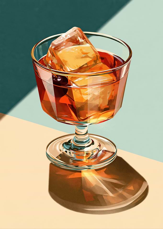 Illustration of an Old Fashioned