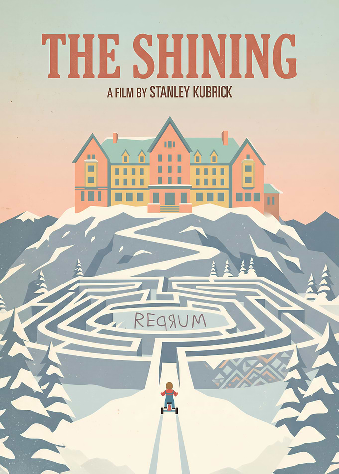 The Shining Minimalist Movie Poster