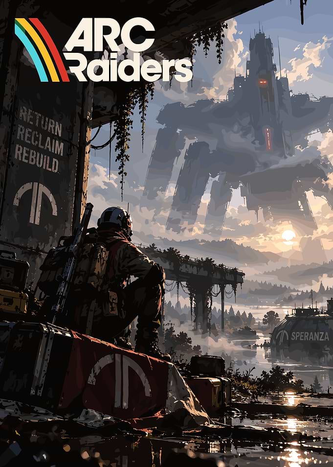 ARC Raiders Post-Apocalyptic Game Poster