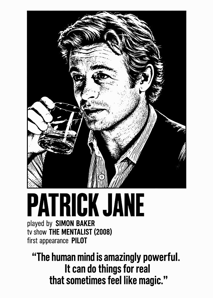 Patrick Jane The Mentalist Poster