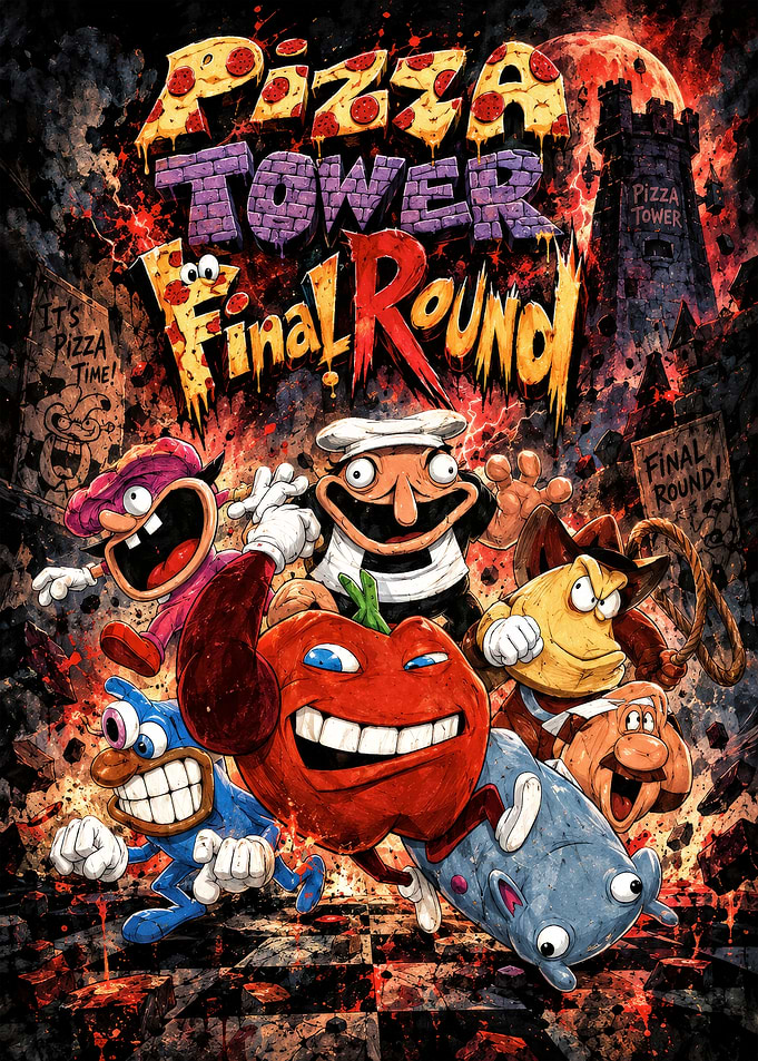 Pizza Tower Final Round Poster