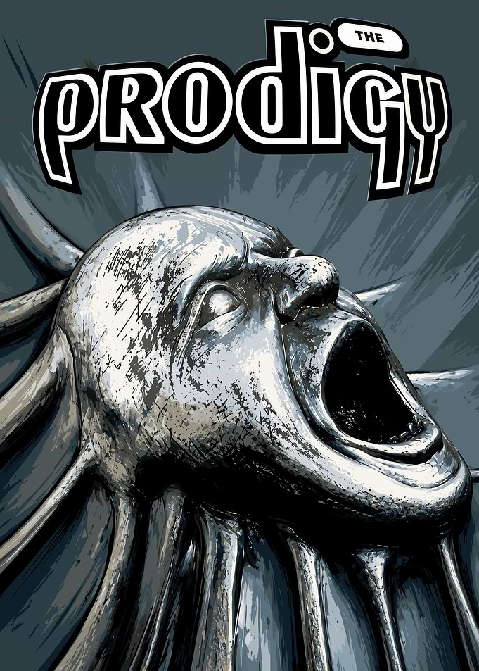 The Prodigy Screaming Face Poster