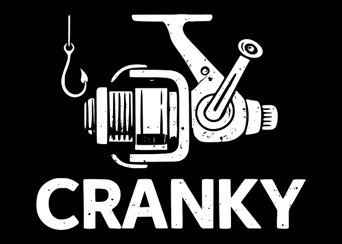 Cranky Fishing Reel Graphic