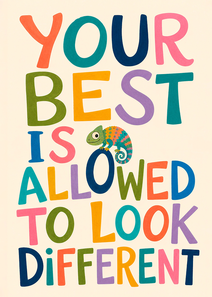 Your Best Is Allowed To Look Different