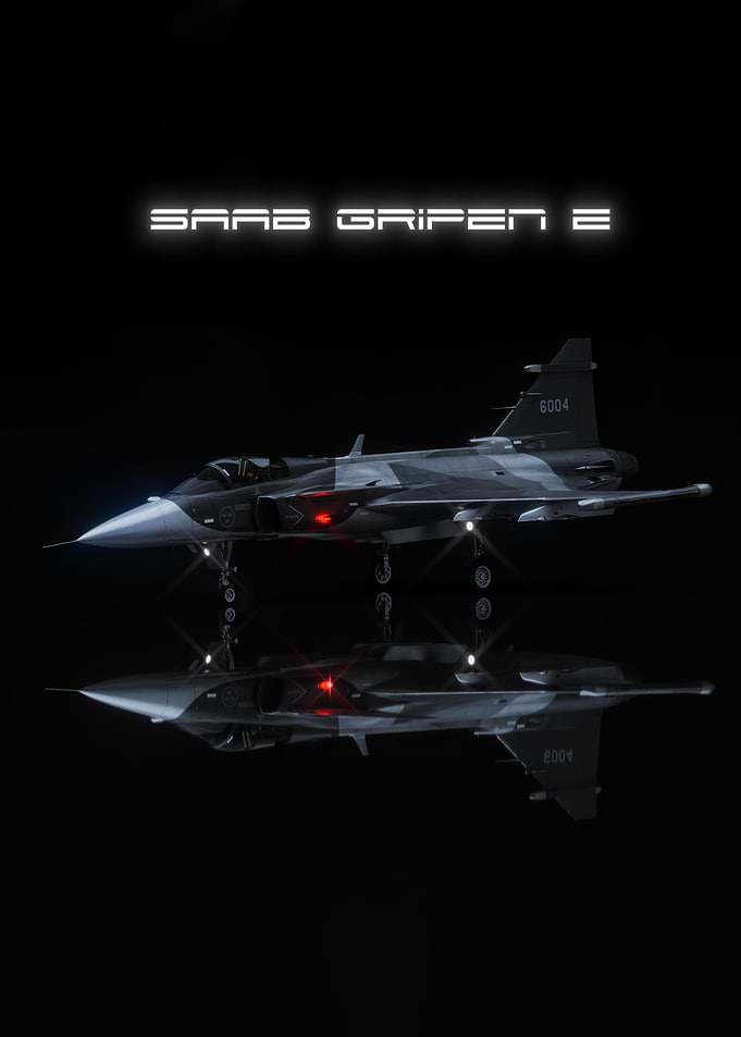 Saab Gripen E Fighter Jet