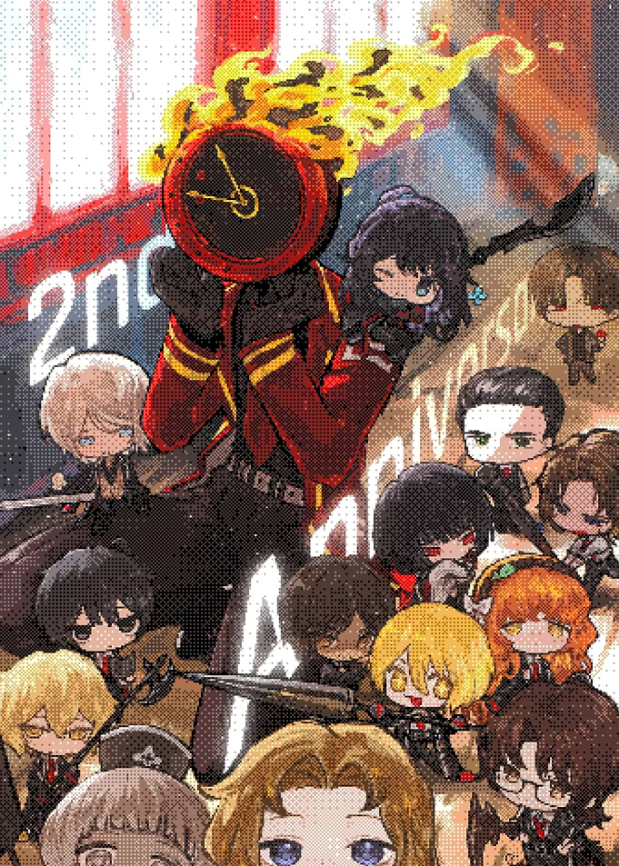 Limbus Company 2nd Anniversary Chibi Art