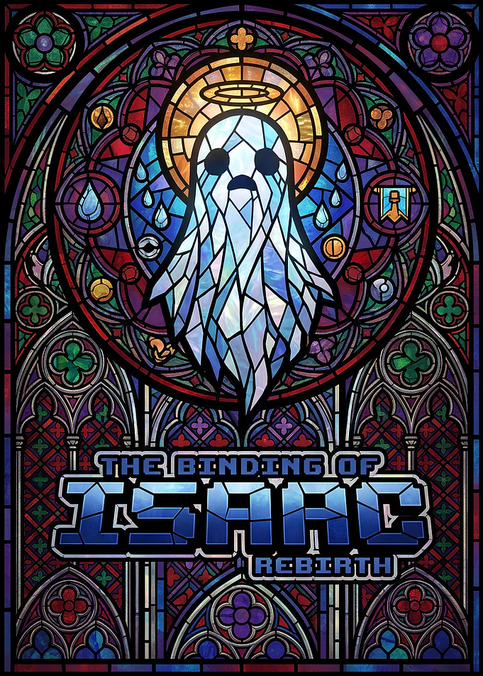 The Binding of Isaac Rebirth Stained Glass