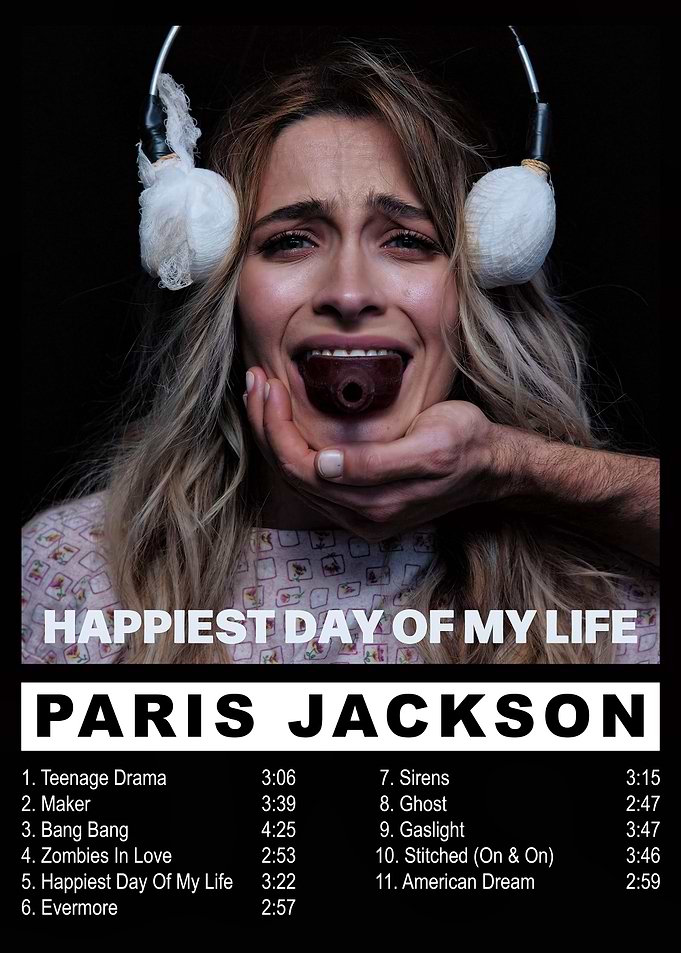 Paris Jackson Happiest Day Album Poster