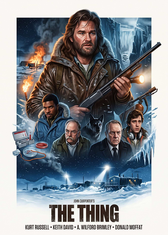 The Thing Movie Poster Art