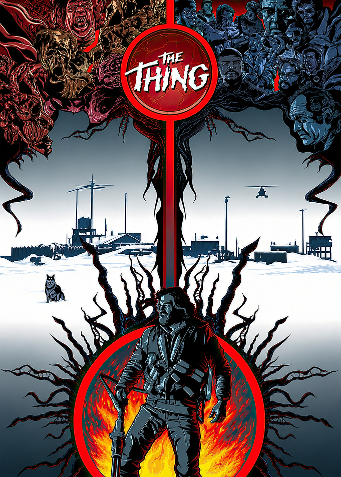 The Thing Movie Poster Art