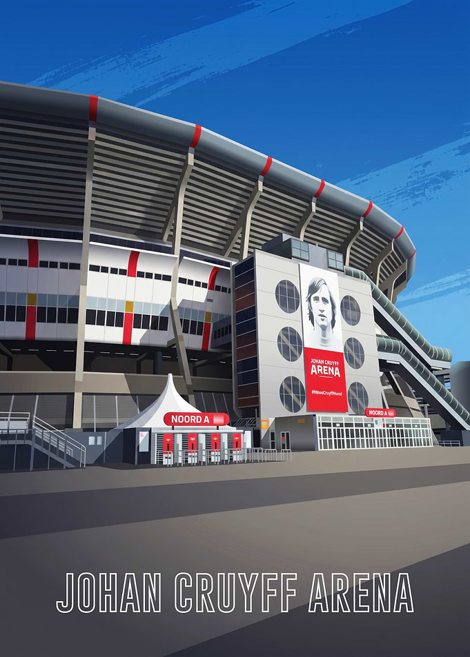 Johan Cruyff Arena Stadium Poster