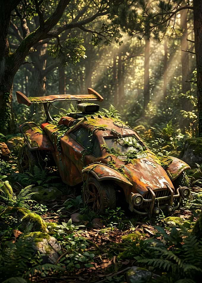 Abandoned Rocket League Octane Car