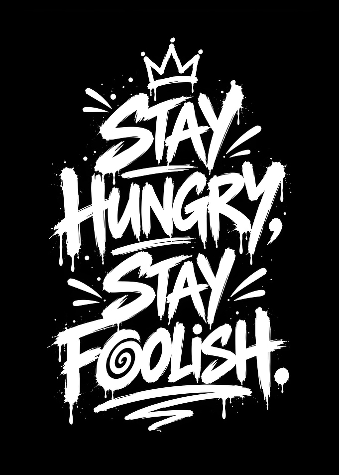 Stay Hungry Stay Foolish Urban Print