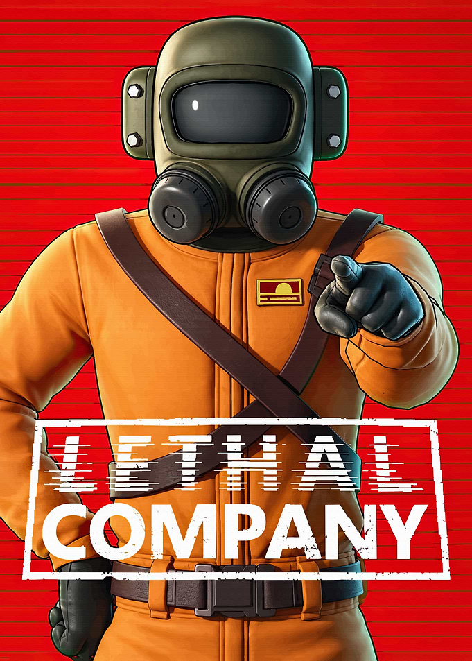 Lethal Company Employee Pointing Poster