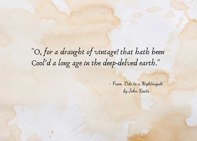 John Keats Ode to a Nightingale Quote