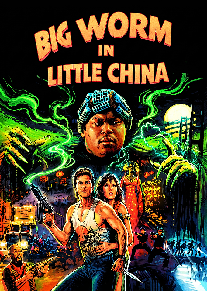 Big Worm in Little China Poster