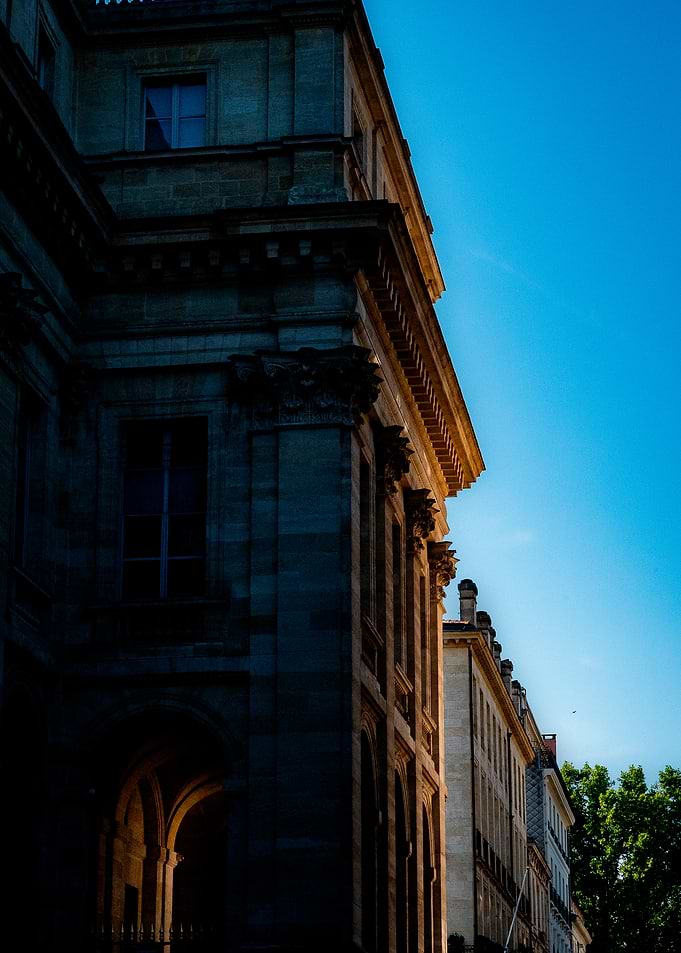 Classical Architecture in Golden Hour Light