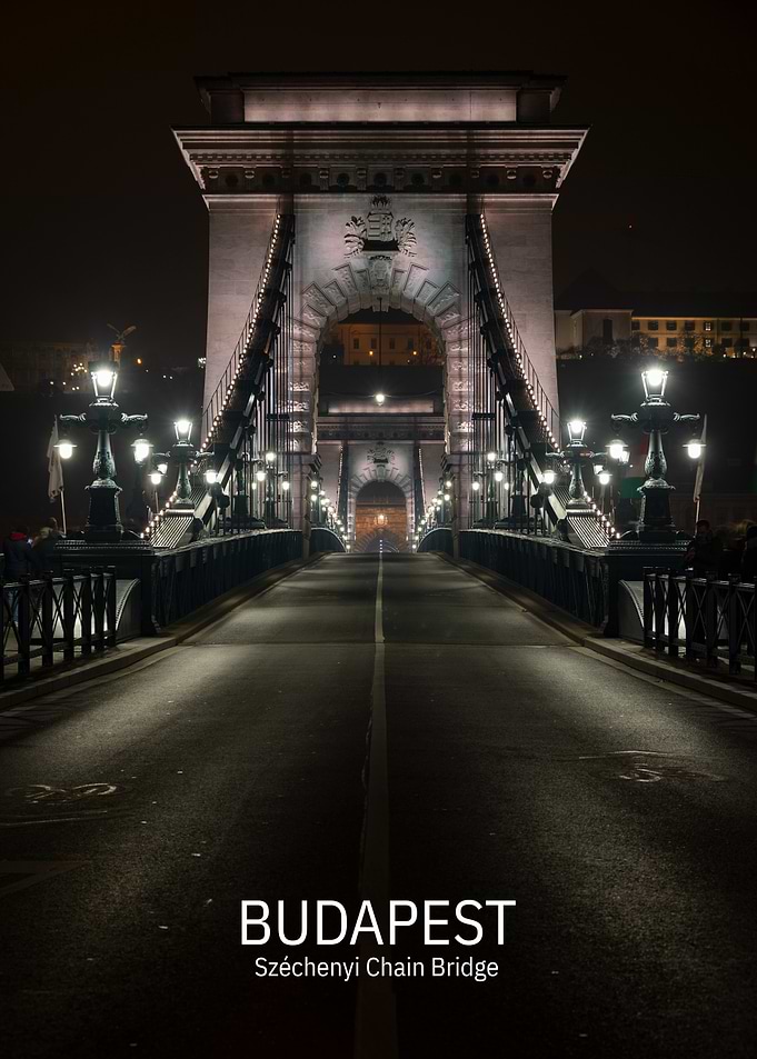 Széchenyi Chain Bridge at Night