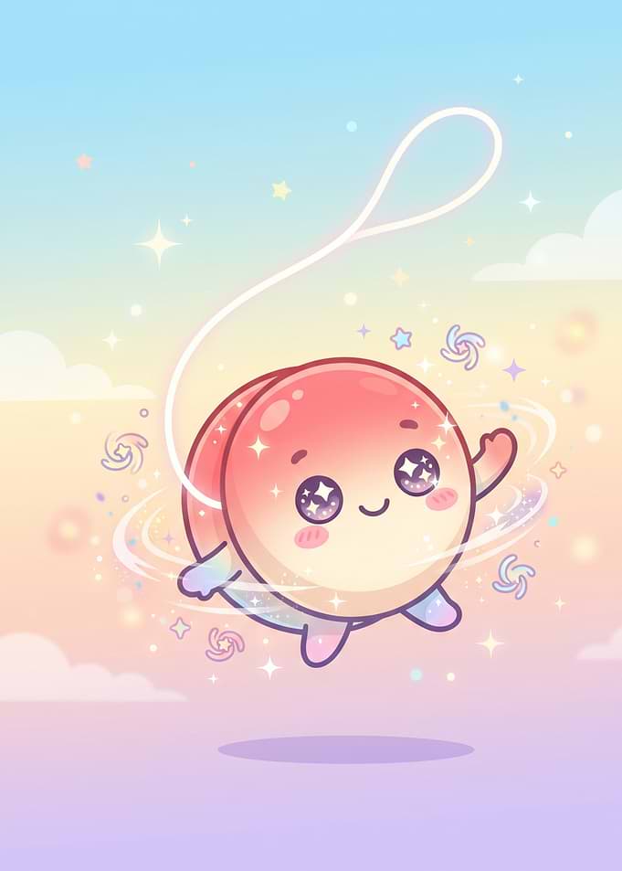Cute Kawaii Yo-Yo Character