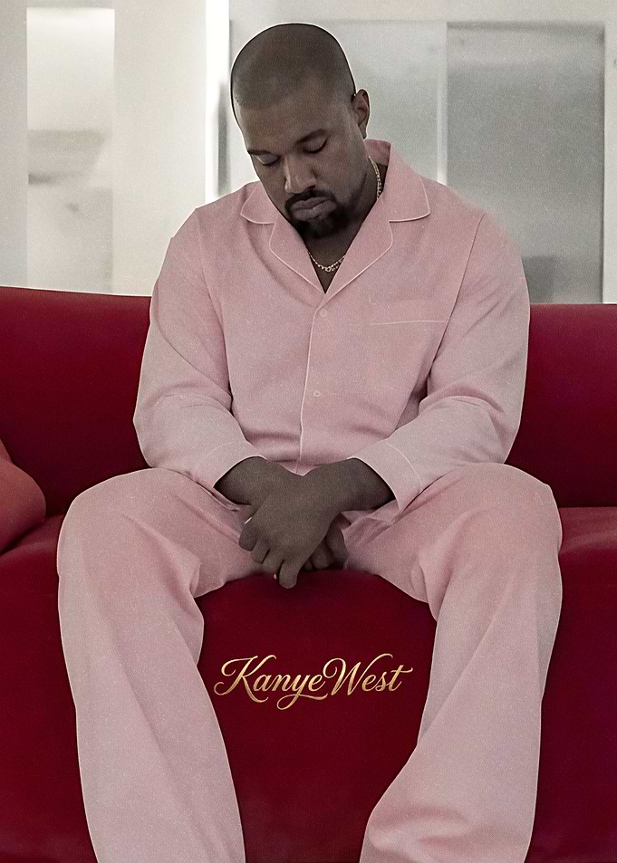 Kanye West in Pink Pajamas