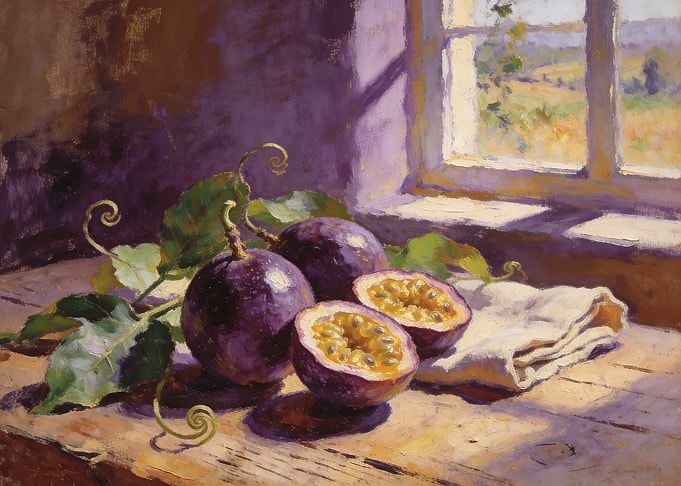 Still Life of Passion Fruit