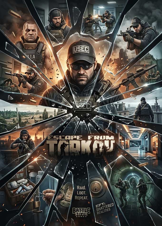 Escape From Tarkov Shattered Realities Poster