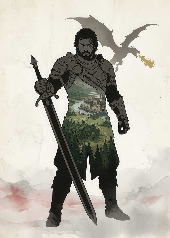 Double Exposure Crimson Desert game art