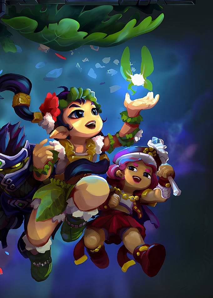 Fantasy Adventure Characters with Magic Fairy