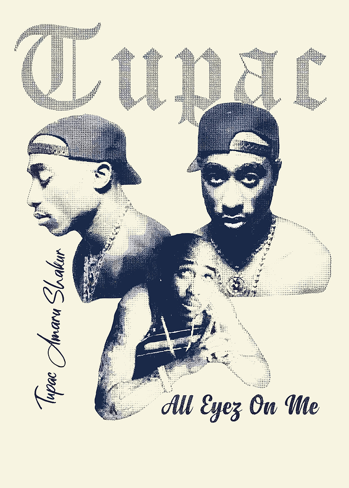 Tupac Shakur All Eyez On Me Poster