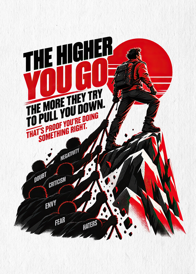 The Higher You Go Motivational