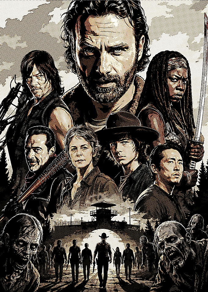 The Walking Dead Ensemble Poster