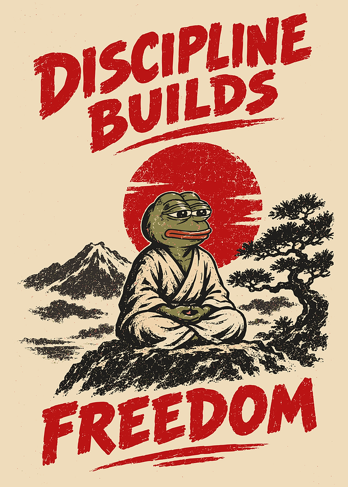 Pepe the Frog Zen Meditation Poster