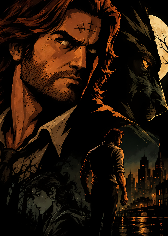 The Wolf Among Us Noir Poster