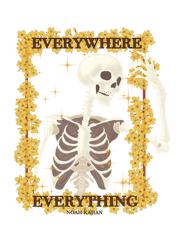 Everywhere Everything Skeleton Art