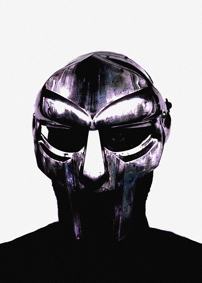 MF DOOM Metal Mask Portrait Poster