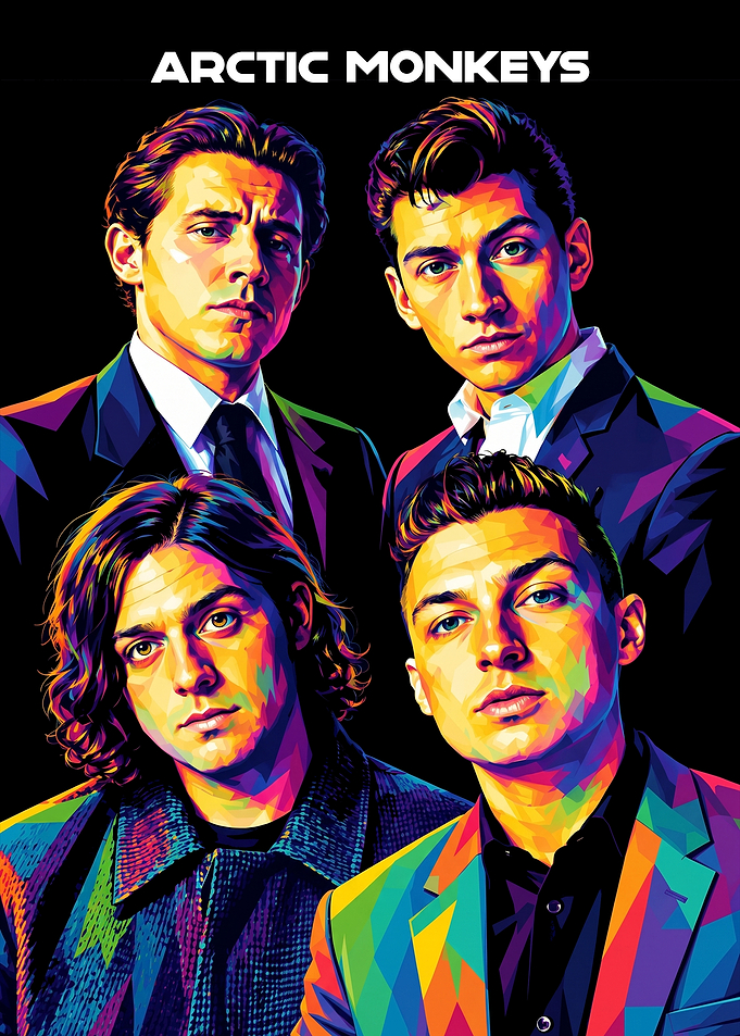 Arctic Monkeys Pop Art Portrait